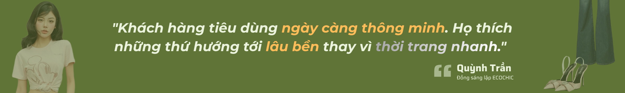 Triết lý về thời trang của ECOCHIC