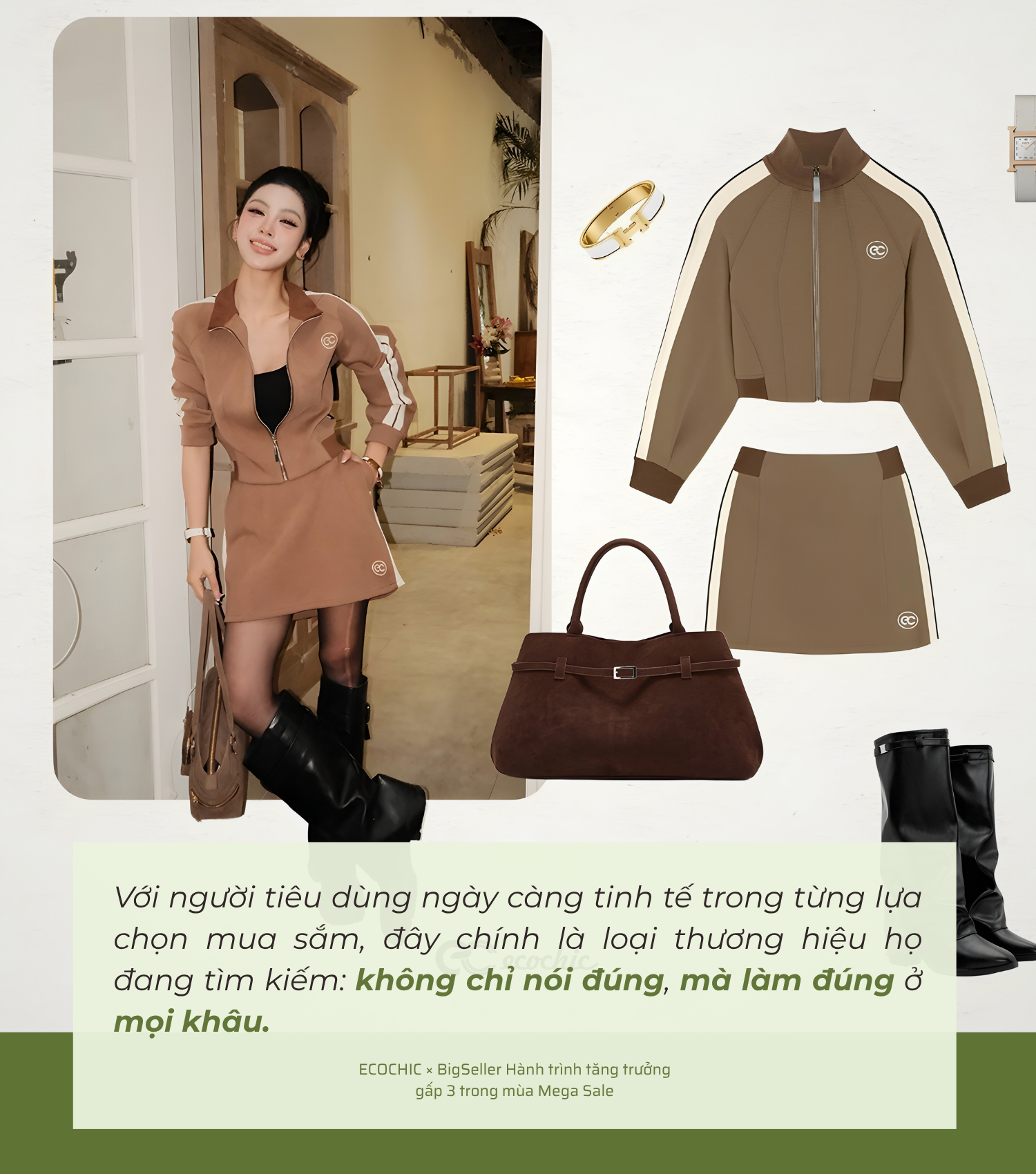 ECOCHIC: Không chỉ nói đúng, mà làm đúng ở mọi khâu.