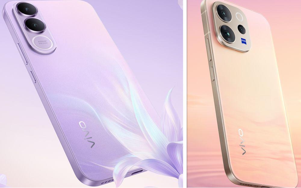 Vivo V70 (phải) và V70 FE (trái).