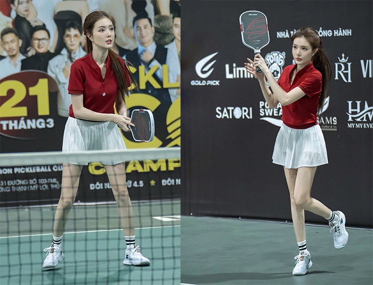 Lilly Luta gây ấn tượng dù mới lần đầu tham dự một giải pickleball