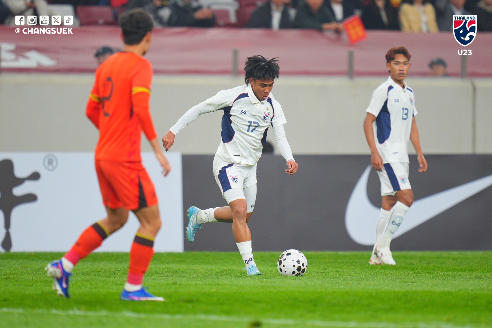 Trực tiếp bóng đá U23 Trung Quốc - U23 Thái Lan: 2 thẻ đỏ cuối trận (Hết giờ) - 7