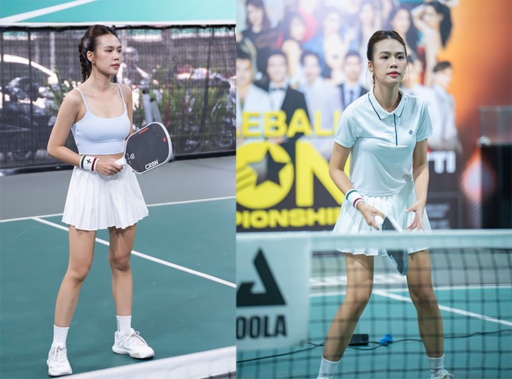 Thảo Uyên tranh tài trên sân