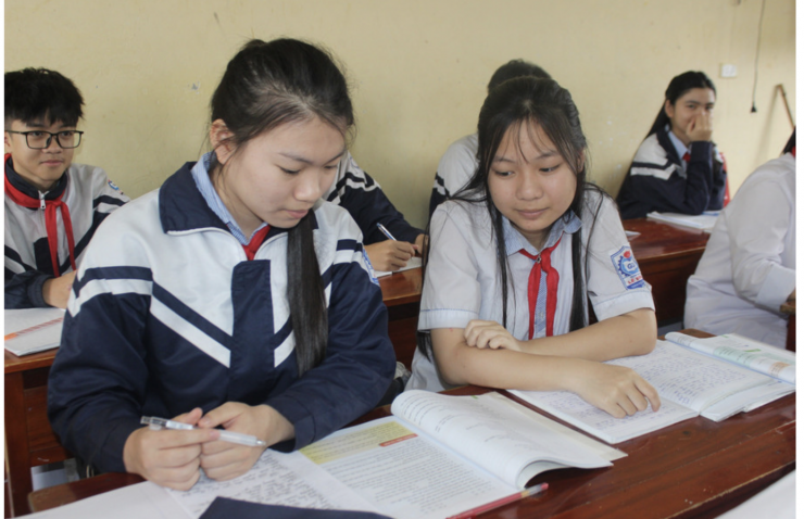 Các trường đang tập trung ôn luyện cho học sinh.