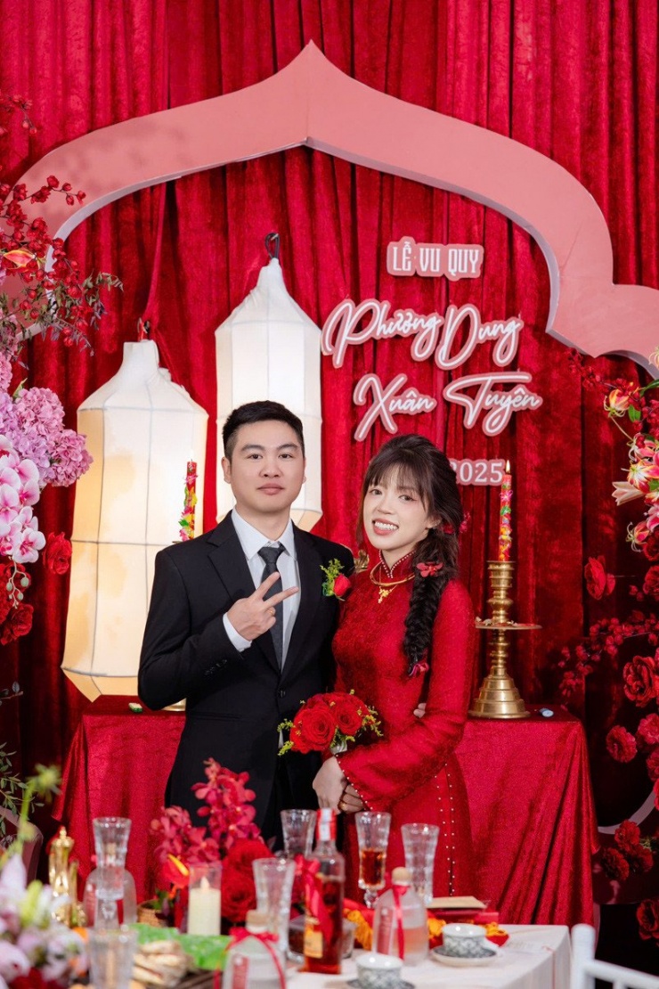 Cặp đôi hạnh phúc vì có một hôn lễ đáng nhớ&nbsp;