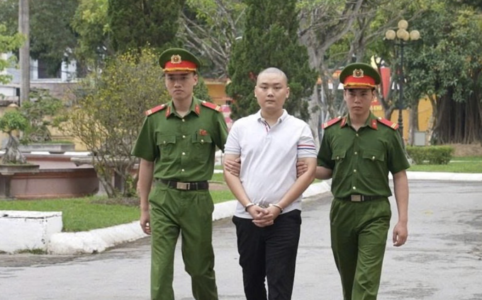 Nghi can Phan Xuân Anh bị bắt. Ảnh: Lam Sơn