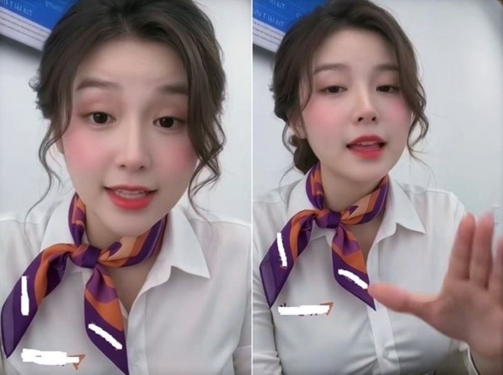 Một hình ảnh nhân viên ngân hàng được cắt từ clip do AI tạo ra