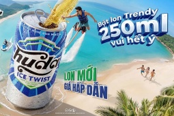 Bật lon trendy 250ml vui hết ý: Huda Ice Twist tung diện mạo mới khuấy động mùa hè