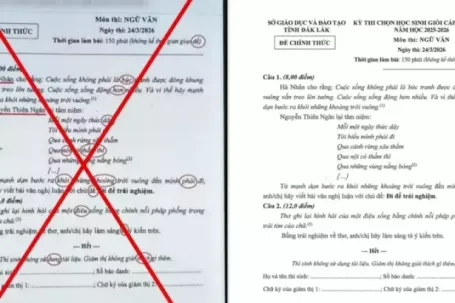 Lan truyền đề thi học sinh giỏi đầy lỗi chính tả: Sở GD&ĐT Đắk Lắk lên tiếng