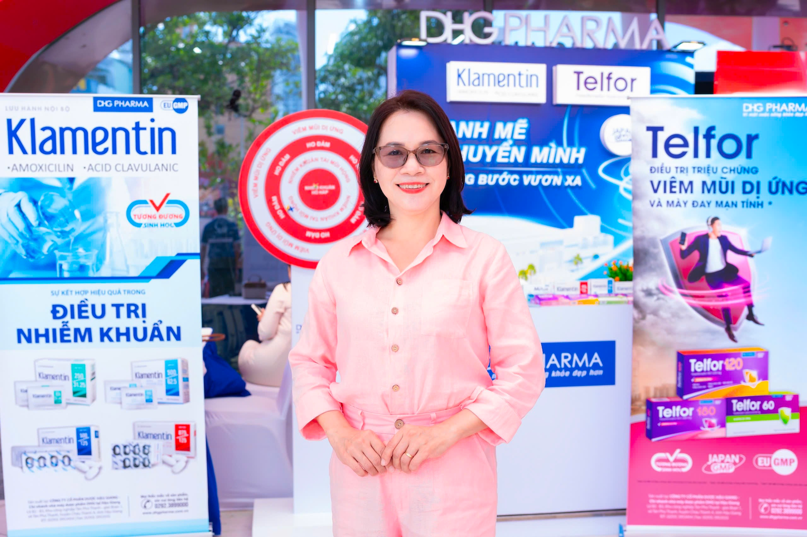 BS.CK2 Lưu Thị Thu Thủy nhấn mạnh về sự quan tâm của DHG Pharma trong việc kết nối tri thức y khoa.