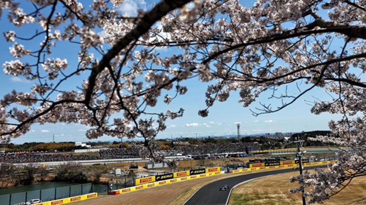 Nhiệt độ cuối tuần này ở Suzuka tương đối lạnh