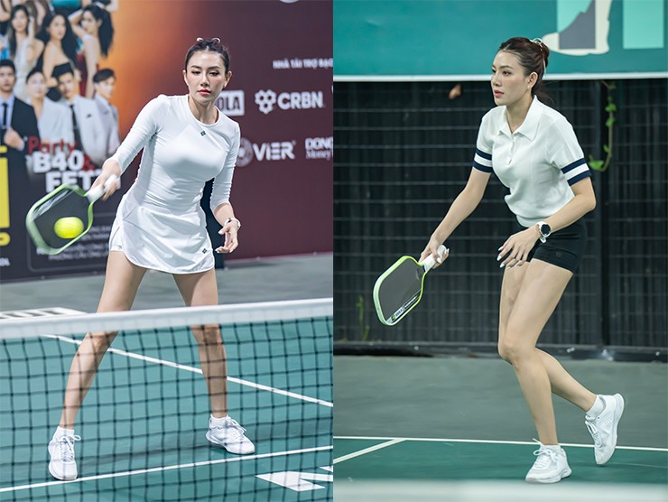 Siêu mẫu Lê Hà thu hút ánh nhìn với chiều cao nổi bật, vóc dáng chuẩn và gương mặt xinh đẹp. Cô là một trong những mỹ nhân đã góp mặt ở nhiều giải đấu dành cho nghệ sĩ và cũng gặt hái không ít chức vô địch.