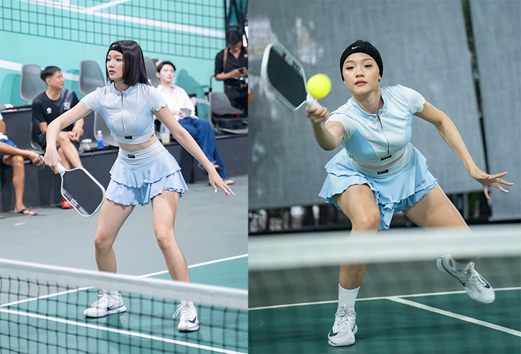 Đáng tiếc màn kết hợp giữa Kỳ Hân và Hoa Khôi UEF Hoài Phương đã không được như ý khi cả hai thua sát nút đầy nuối tiếc ở cả 3 trận vòng bảng lần lượt với các tỉ số 10-11, 9-11 và 9-11.