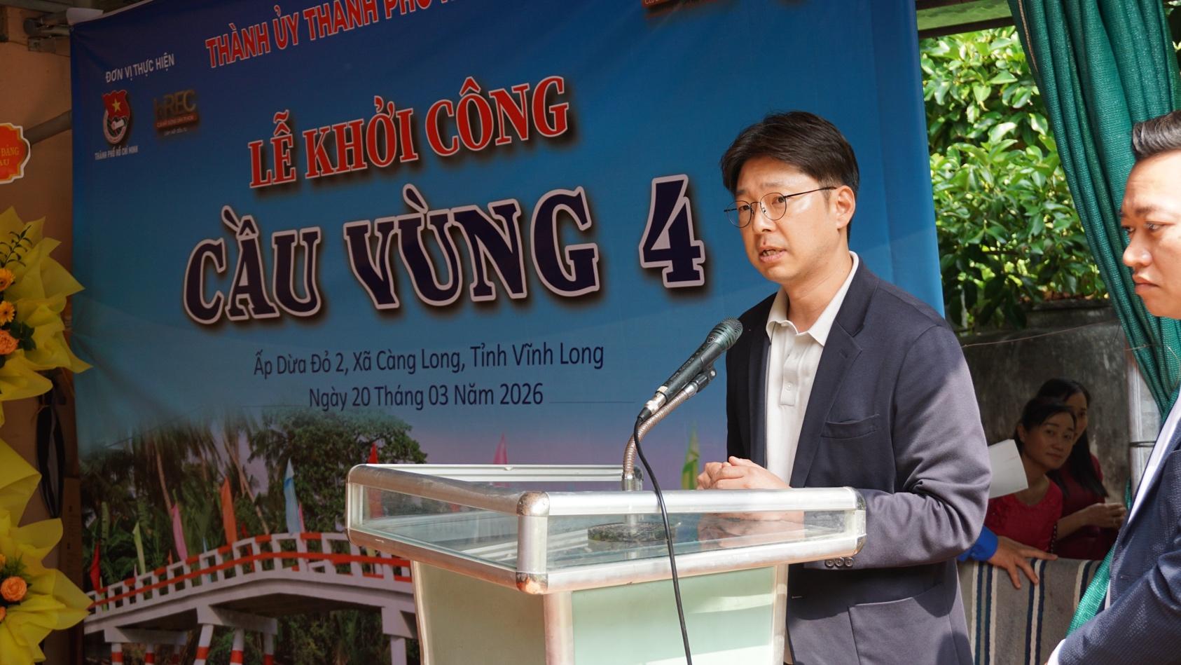 Đại diện LG Electronics Việt Nam phát biểu tại sự kiện