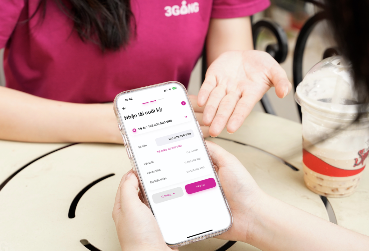 Giao diện hiện đại giúp người dùng dễ dàng quản lý lộ trình tích lũy với lợi tức mục tiêu hấp dẫn và dữ liệu cập nhật thời gian thực.