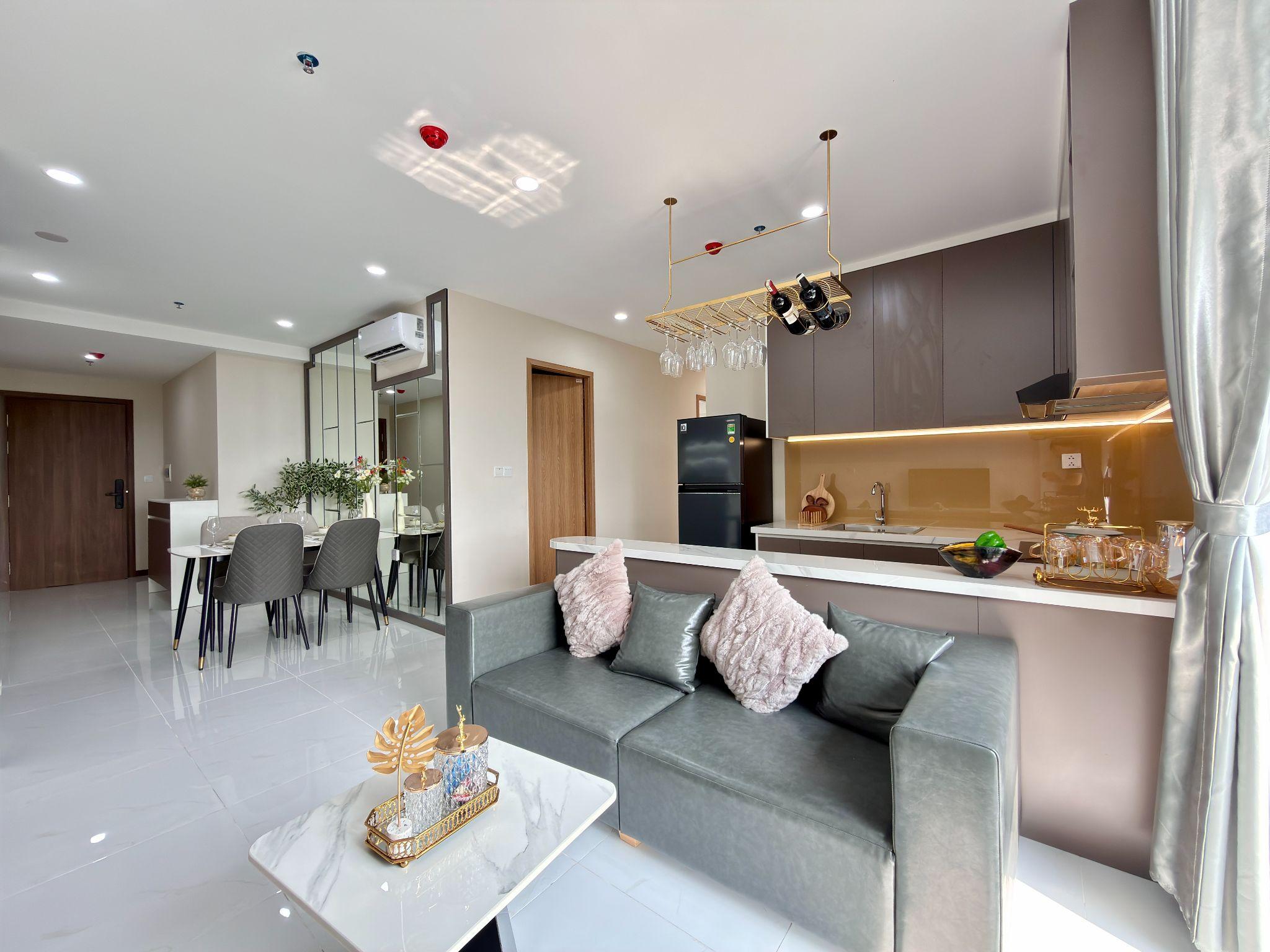 Căn hộ thực tế “full nội thất” sẽ được bàn giao cho cư dân của Diamond Boulevard