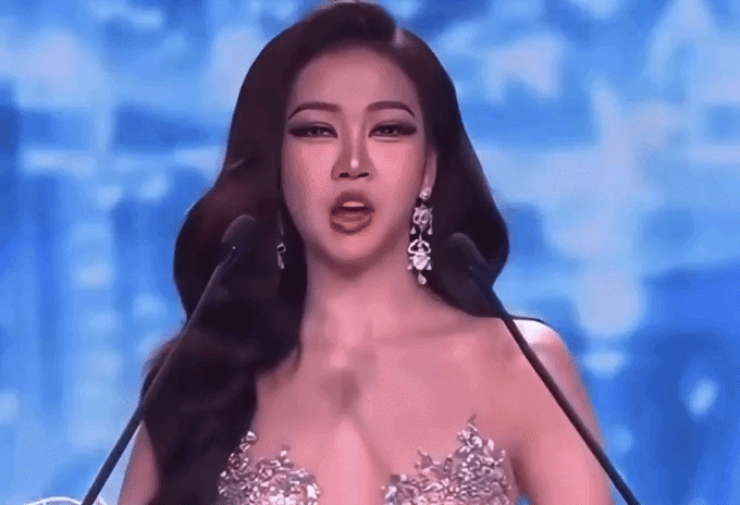 Thí sinh Miss Grand rơi răng giả trong lúc đang trình diễn - 1