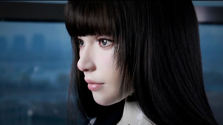 Gương mặt đầy ma mị và biểu cảm của robot đến từ Trung Quốc.