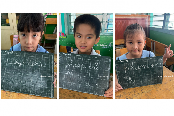 Những câu trả lời "thừa sáng tạo" của "khối tiểu học" nhanh chóng được lan truyền khắp các nền tảng mạng xã hội. Ảnh: @cogiaowinlin.