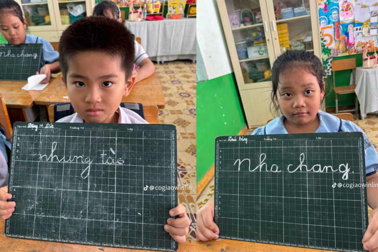 Đối với các địa điểm du lịch trong nước, Vũng Tàu và Nha Trang cũng bị “sáng tạo” thành “nhung tào” và “nha chang”. Ảnh: @cogiaowinlin.