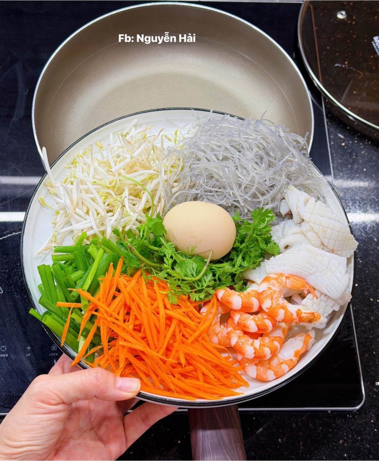 Nguyên liệu xào miến