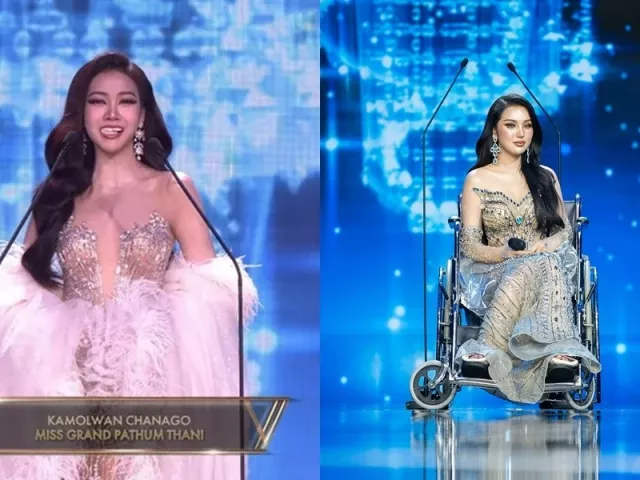 Miss Grand Thailand 2026: Thí sinh rơi miếng dán răng, ngồi xe lăn thi Bán kết