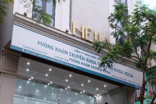 Công ty TNHH quốc tế Helia (địa chỉ tại số 11 phố Hàng Chuối, phường Hai Bà Trưng, Hà Nội)