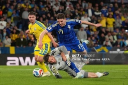 Video bóng đá Ukraine - Thụy Điển: Rực rỡ Gyokeres ghi hat-trick (Play-off World Cup)