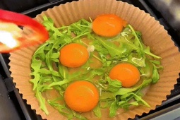 Bữa sáng đủ chất nhanh gọn với nồi chiên không dầu