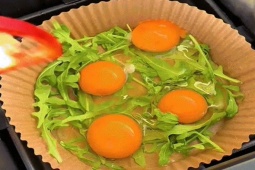 Bữa sáng đủ chất nhanh gọn với nồi chiên không dầu