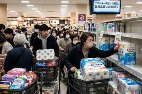 Lý do người Nhật đổ xô tích trữ giấy vệ sinh giữa khủng hoảng xăng dầu