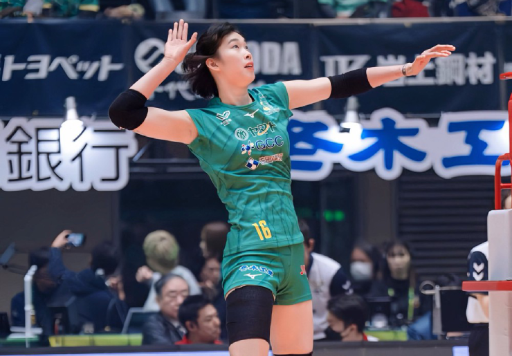 Thanh Thuý đang ghi điểm ấn tượng ở giải bóng chuyền Nhật Bản