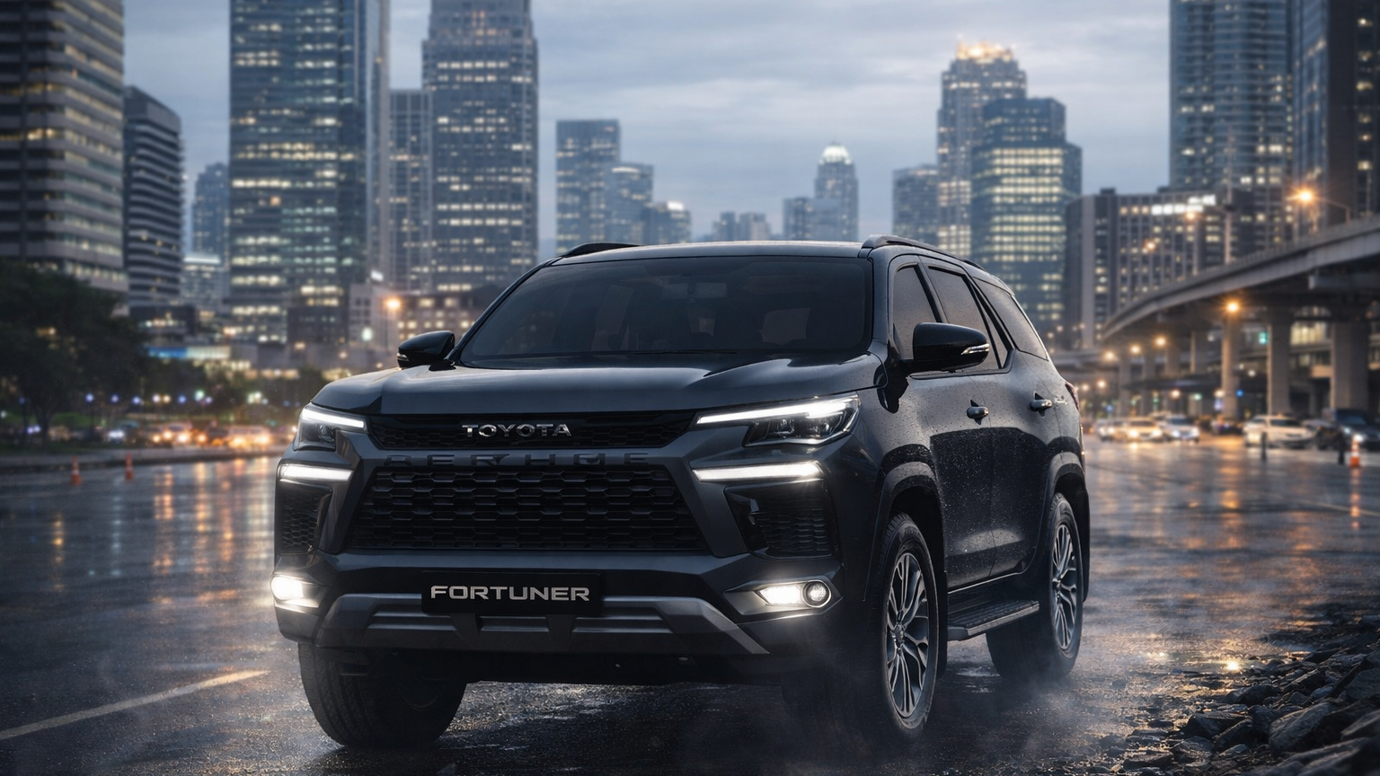 Hình ảnh xe&nbsp;Toyota Fortuner thế hệ mới được một trang phác thảo.&nbsp;