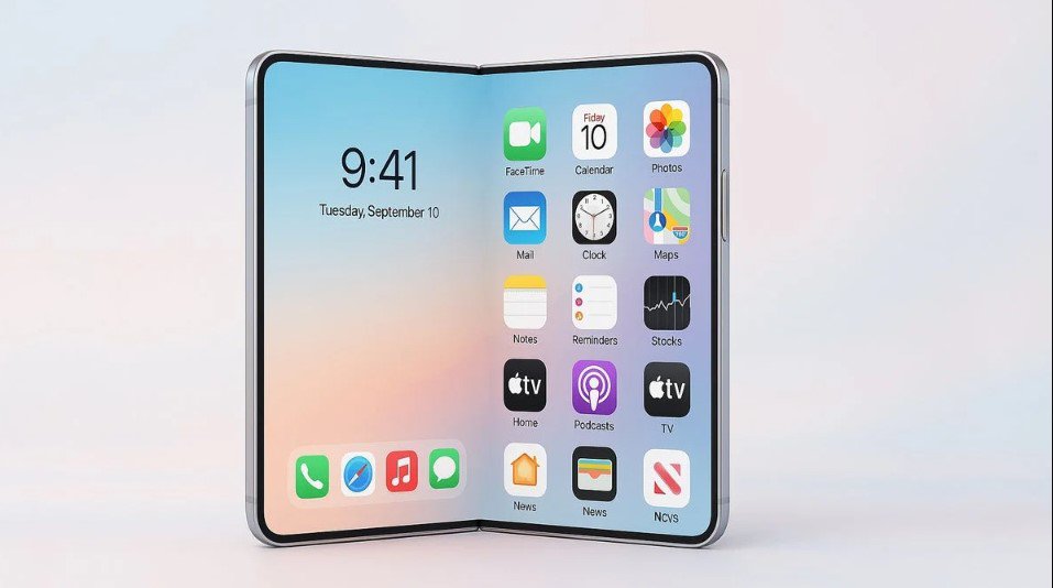 Ảnh concept iPhone Fold.