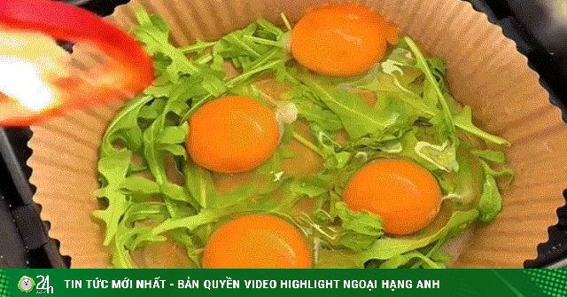 Bữa sáng đủ chất nhanh gọn với nồi chiên không dầu