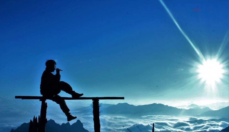 Đỉnh núi Bạch Mộc Lương Tử cao 3.046m - thiên đường săn mây đẹp bậc nhất miền Bắc. Ảnh: Quốc Kỳ.