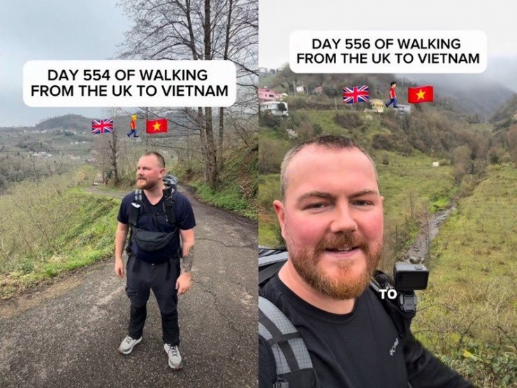 Hành trình từ Anh đến Việt Nam của Luke được cập nhật thường xuyên.