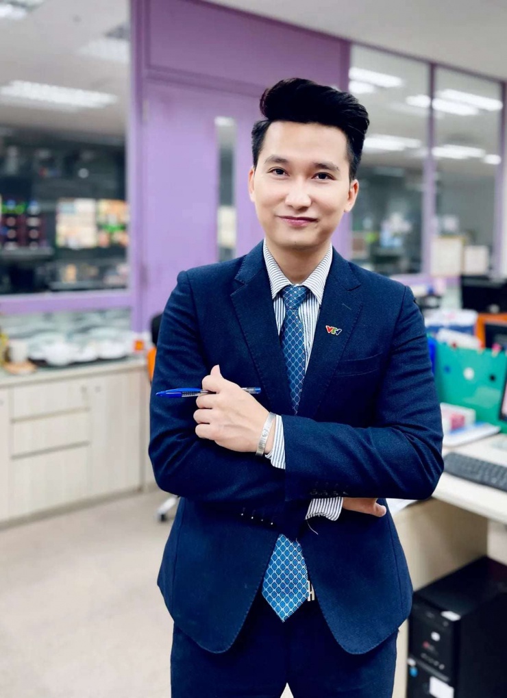BTV Đỗ Huy Hoàng là gương mặt dẫn quen thuộc của VTV. Ảnh: FBNV
