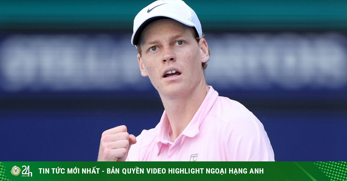 Sinner đạt kỳ tích lịch sử, rộng cửa vô địch Miami Open & tạo đà hạ bệ Alcaraz