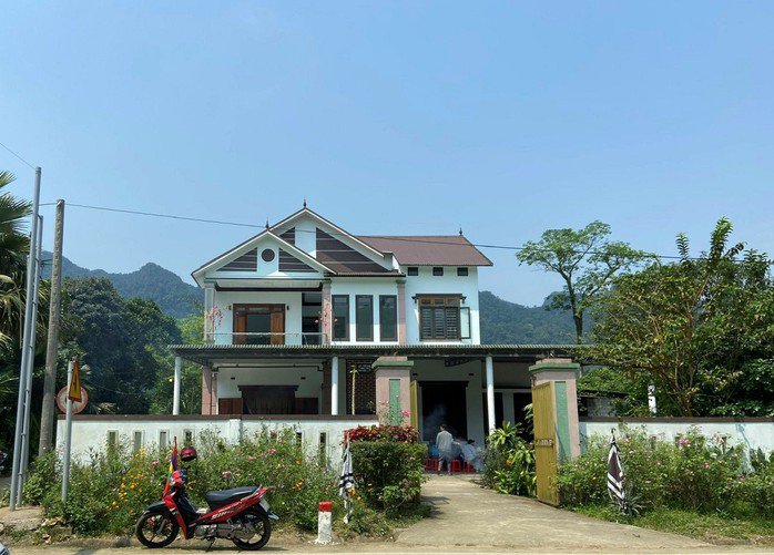 Ngôi nhà của ông H. và bà T. là bố mẹ vợ của Nguyễn Ngọc Đạo tại xã Kim Điền, tỉnh Quảng Trị.