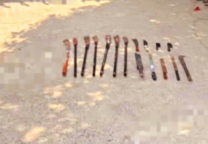 Công an đã tạm giữ hung khí