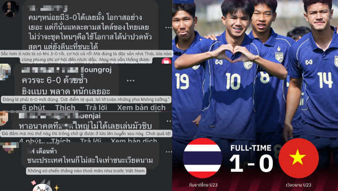 CĐV Thái Lan phản ứng "tiêu cực" dù thắng U23 Việt Nam - 1