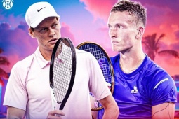 Chung kết tennis đỉnh cao Miami Open: Sinner quá "hủy diệt", Lehecka mơ địa chấn