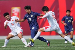 Video bóng đá U23 Việt Nam - U23 Thái Lan: Phủ đầu choáng váng, điểm sáng Văn Bình (CFA Team China)