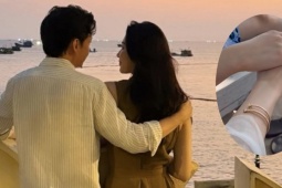 Đặng Thu Thảo đeo vòng 230 triệu khi đi biển cùng chồng