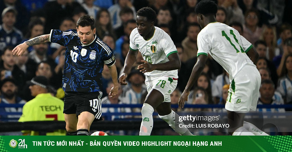 Video bóng đá Argentina - Mauritania: Đàn em Messi lập siêu phẩm (Giao hữu)