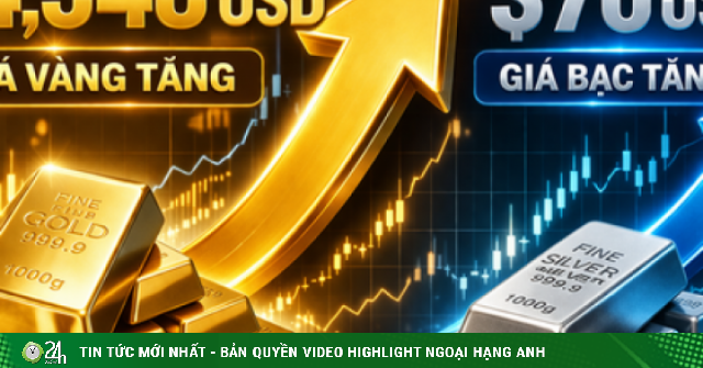 Giá vàng, bạc thế giới 28/3 tăng trở lại