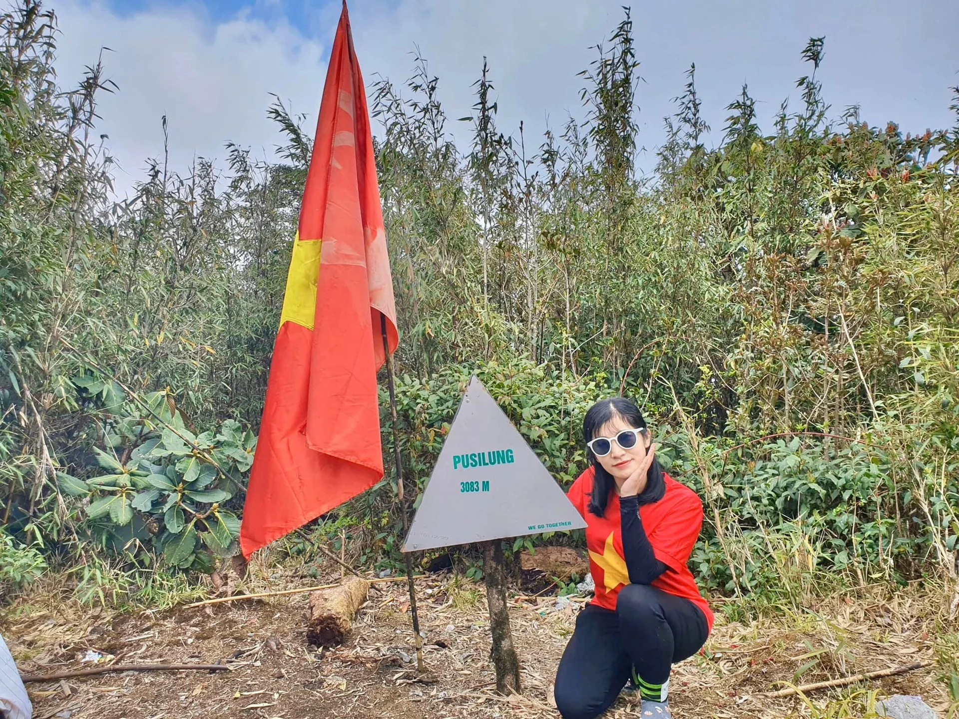 Đỉnh núi Pu Si Lung có độ cao 3.083m. Đây là ngọn núi đứng thứ 2 trong top 10 ngọn núi cao nhất Việt Nam. Ảnh: Nguyễn Huyền