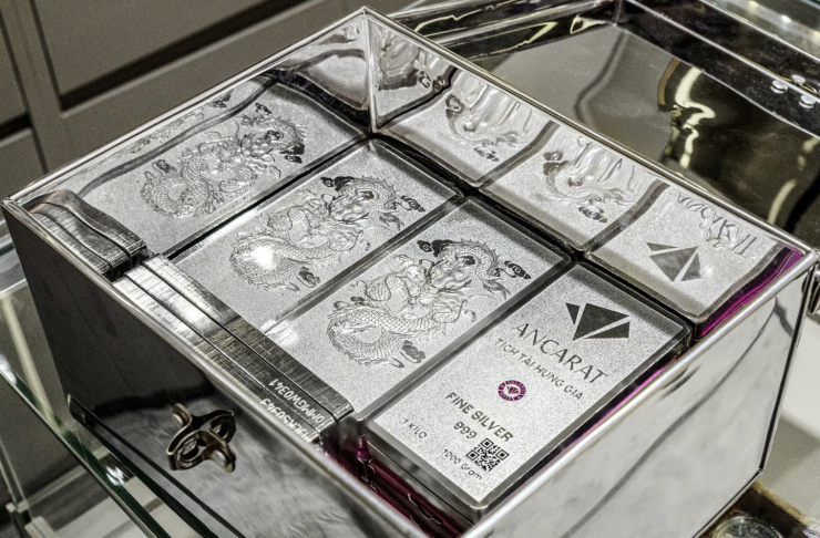 Giá bạc phục hồi nhẹ so với tuần sập mạnh trước đó. Ảnh: Ancarat.