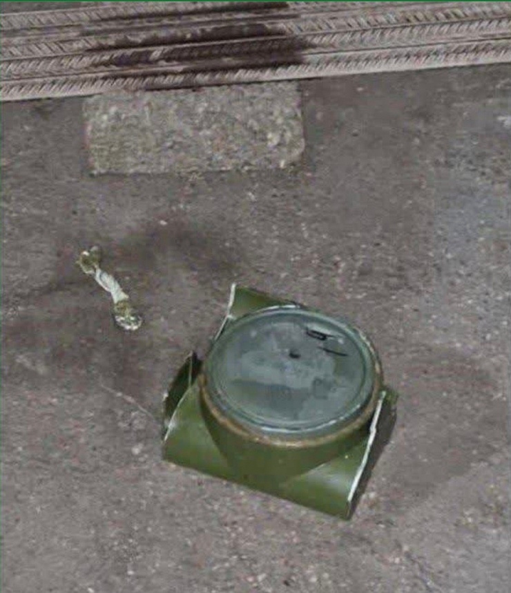 Mìn chống tăng BLU-91/B được truyền thông Iran đăng tải. Nguồn: IRIB News.