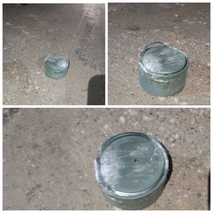 Mìn BLU-91/B được phát hiện kèm bộ phận thích nghi khí động học. Nguồn: Tasnim News.